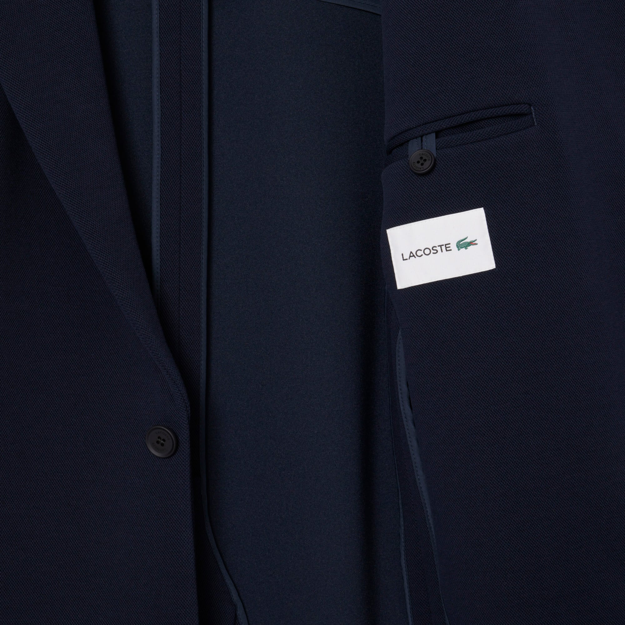 Men's Double Faced Piqué Blazer - Jackets & Coats - New In