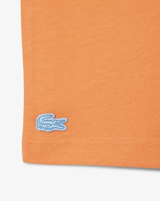 Badge Accent Cotton T-Shirt