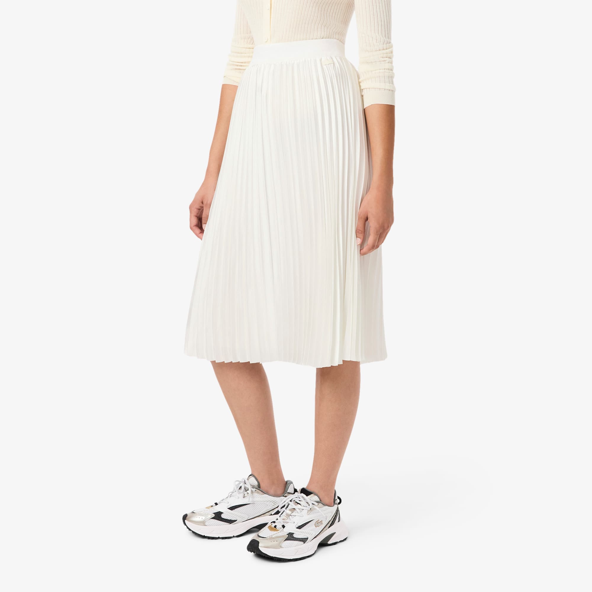 Women's Pleated Satin Midi Skirt - Shorts & Skirts - New In 2026