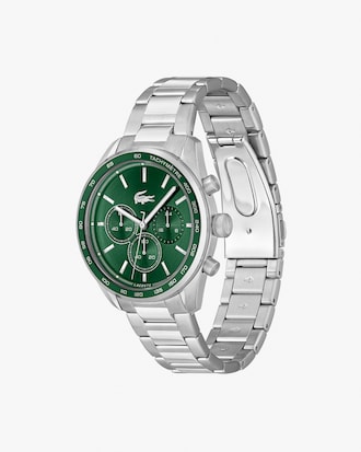 Men's Boston Stainless Steel Chronograph Watch