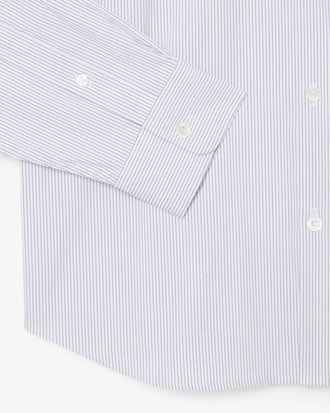 Slim Fit Striped Stretch Poplin Shirt