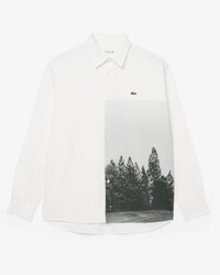 Relaxed Fit Printed Cotton Twill Shirt