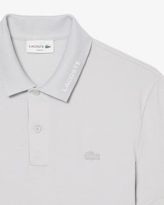 Slim Fit Branded Piqu&eacute; Polo