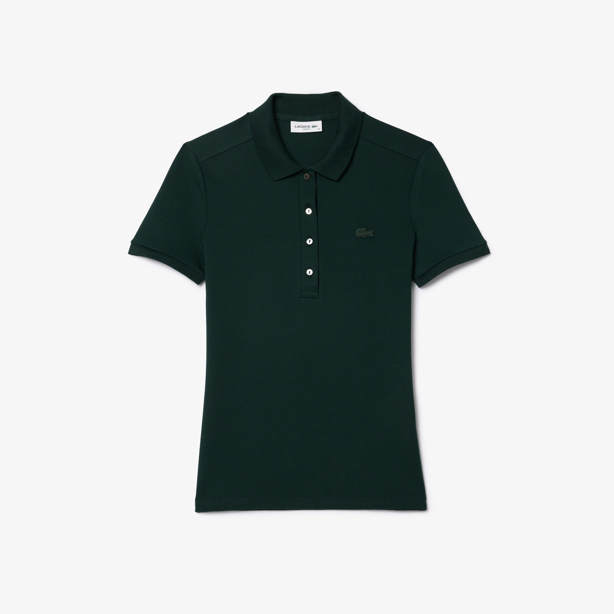 Women's L.12.D Slim Fit Stretch Mini Piqué Polo - Polo