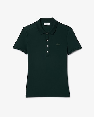 Women's L.12.D Slim Fit Stretch Mini Piqué Polo