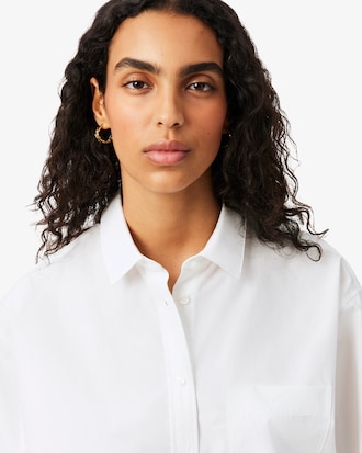 Oversized Cotton Poplin Shirt