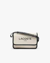 Bolso satchel Heritage con cierre de solapa y lona para mujer