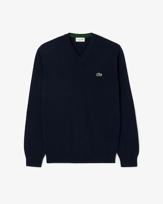 Men's Cotton V-Neck Sweater