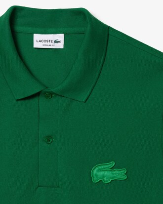 Polo homme regular fit avec badge crocodile matelass&eacute;