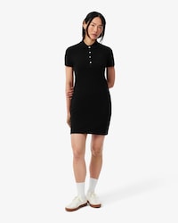 Women's Slim Fit Stretch Mini Piqu&eacute; Polo Dress