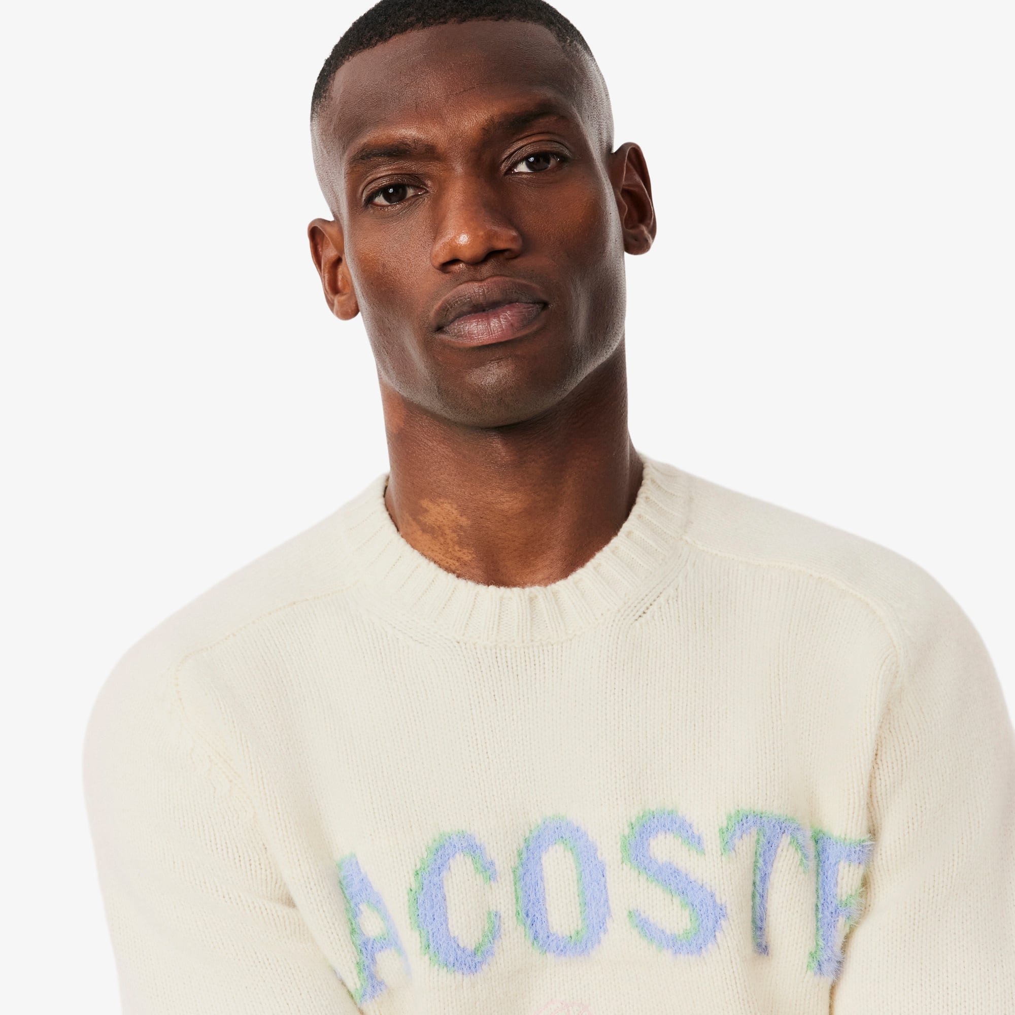 ku-y202様【COUTURED`ADAM】STARTERSweatSHIRT Men's Intarsia Branded Wool Sweater - Sweaters & Sweatshirts - New