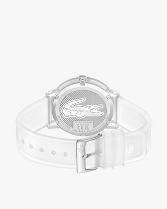 Reloj De Silicona Lacoste.12.12 De Tres Manecillas