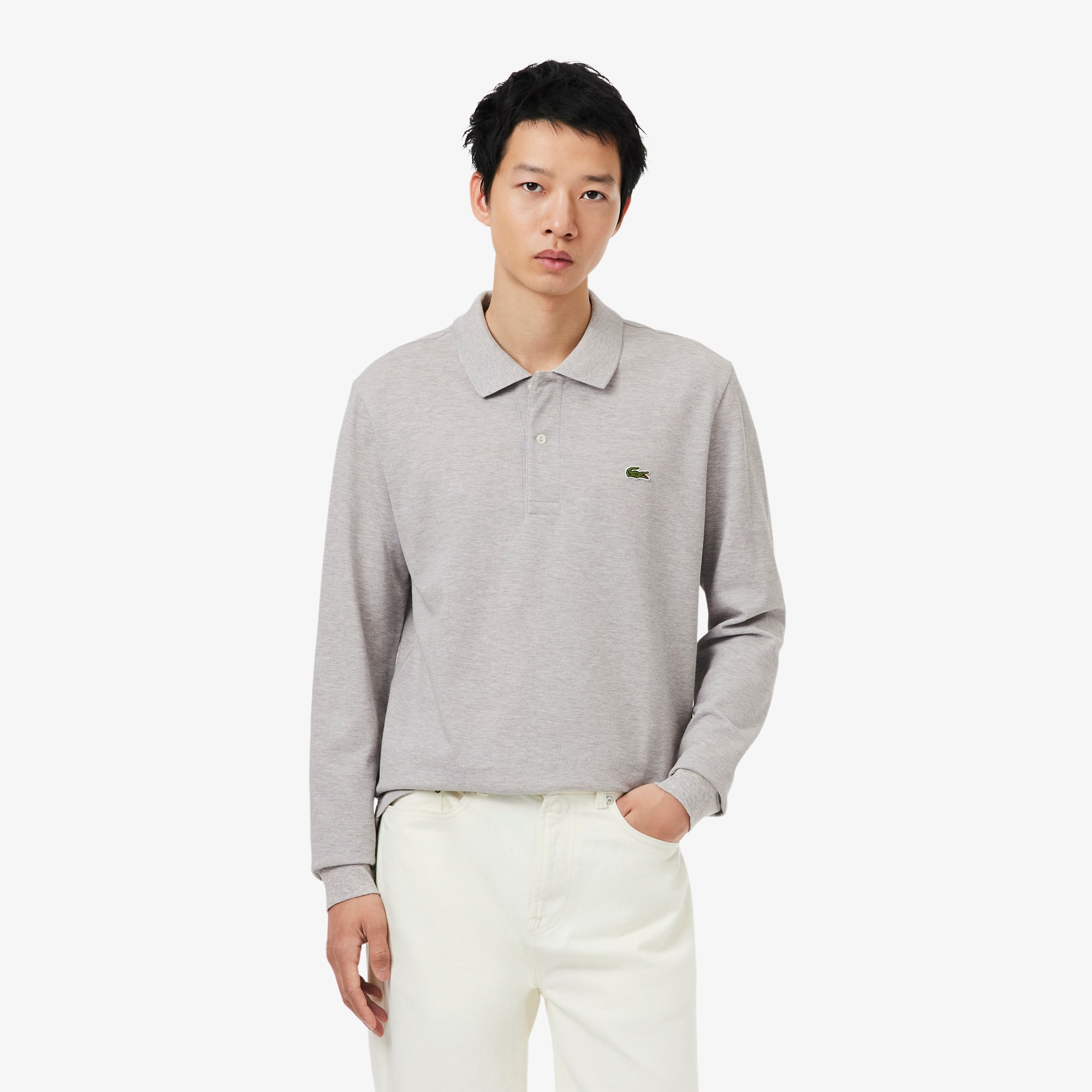 Men's Classic Fit Long Sleeve L.12.12 Polo - Polo Shirts - New In