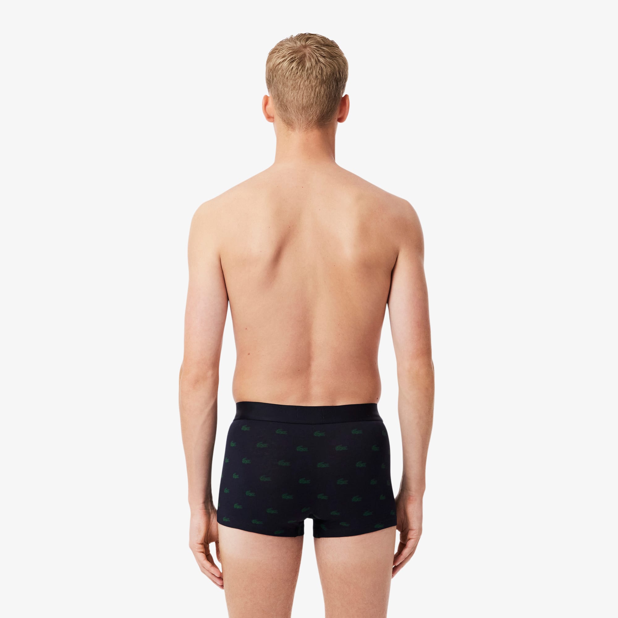 Men's 3-Pack Crocodile Print Trunks