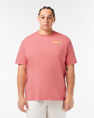 Playera con estampado degradado y efecto lavado