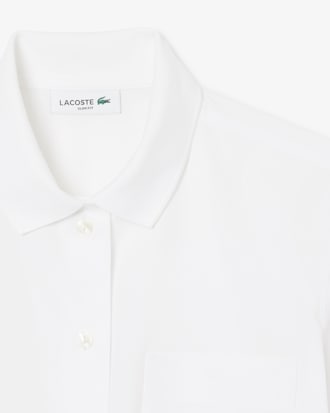 Camisa Para mujer de popel&iacute;n el&aacute;stico slim fit