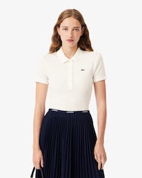 Women's Slim Fit L.12.D Ribbed Cotton Polo