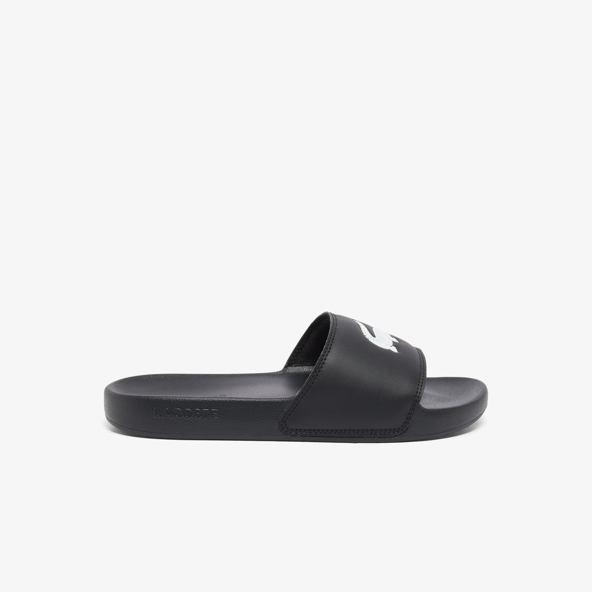 Lacoste Women's Serve Slide - 7 In Black