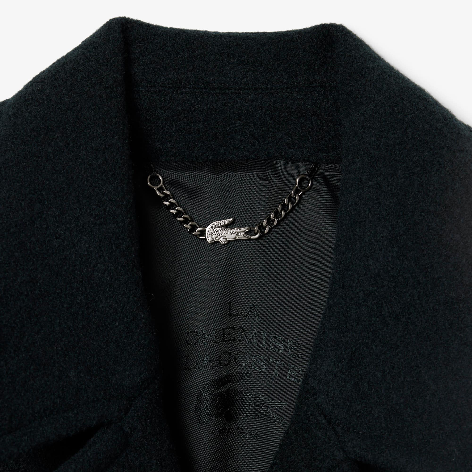Runway Boiled Wool Coat