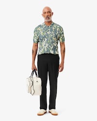 Pantalones de traje de pierna recta para hombre