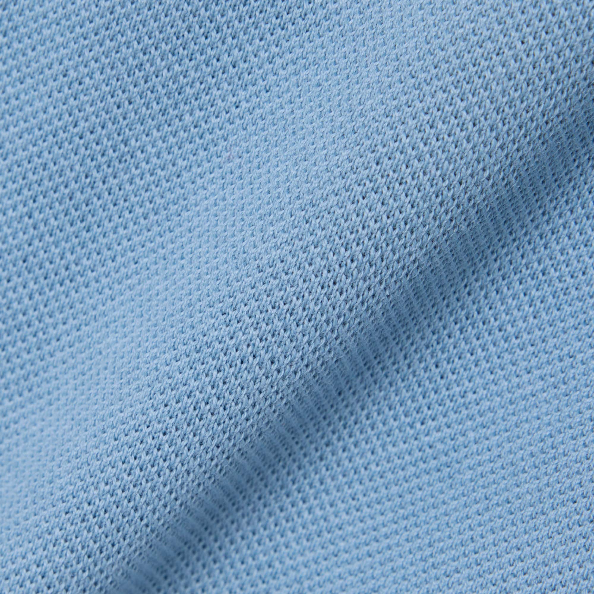 Stripe Collar Petit Piqué Polo Shirt