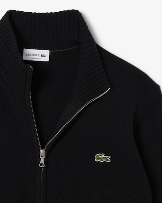 Men's Wool Zip-Up Sweater