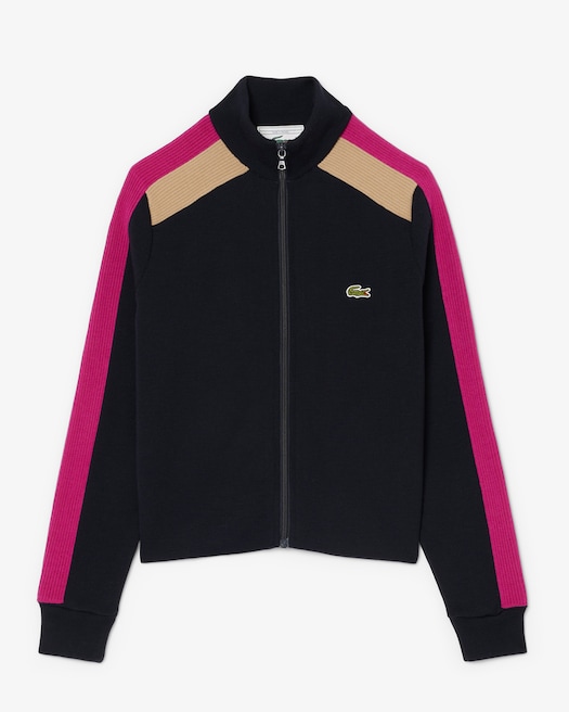 Bleu Marine / Beige / Rose Fushia