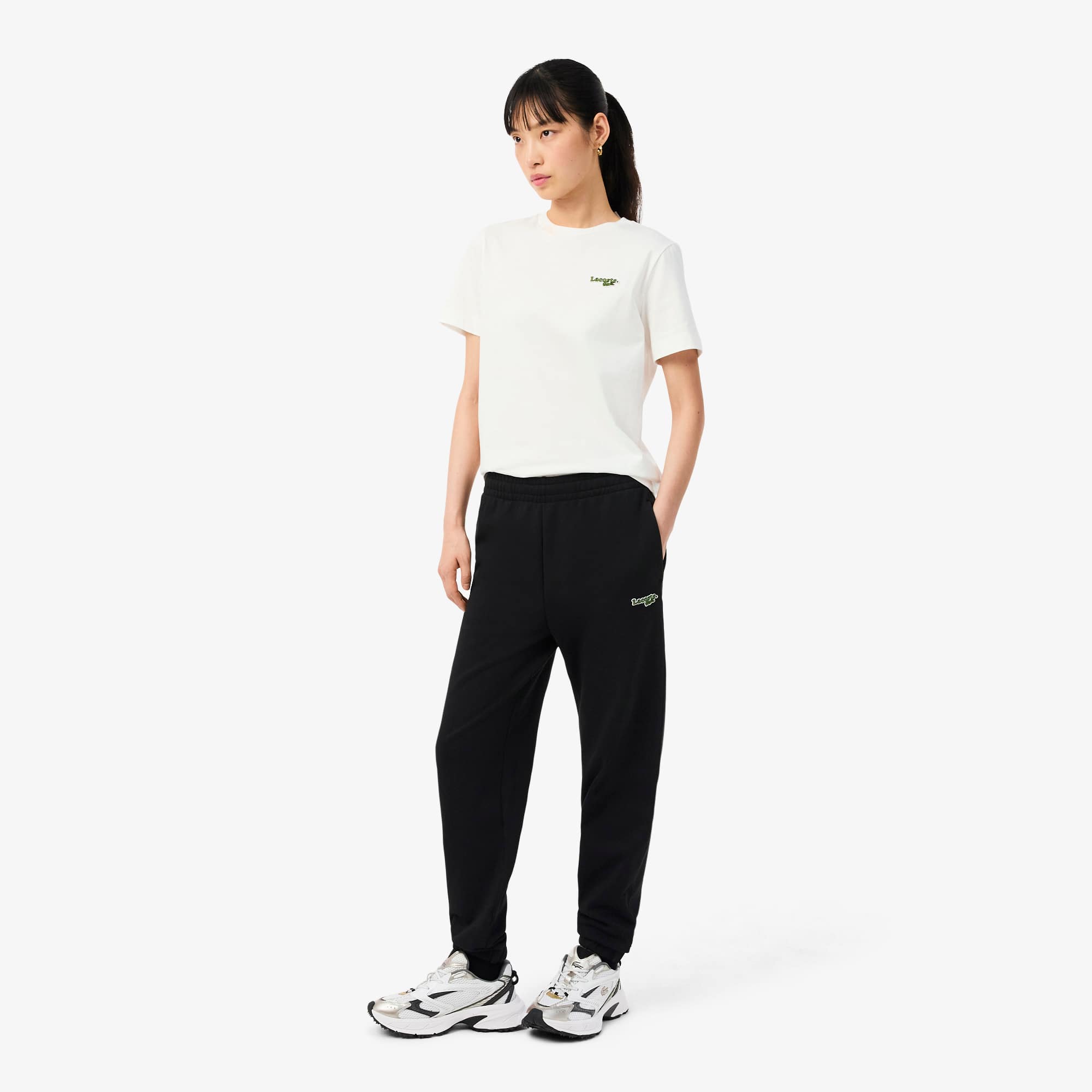Lacoste Women's Straight Fit Logo Sweatpants
