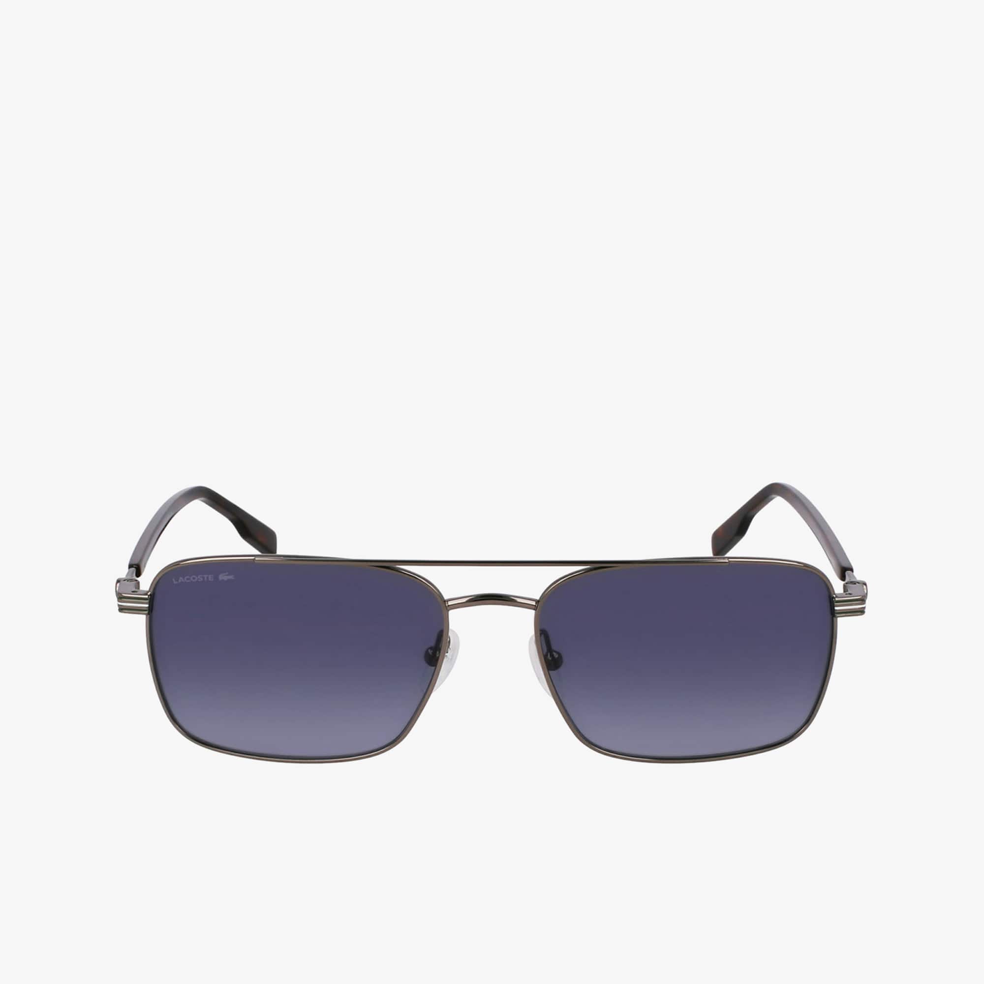 Lacoste The Line Metal Rectangular Sunglasses