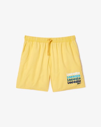 Men's Washed Effect Swim Trunks