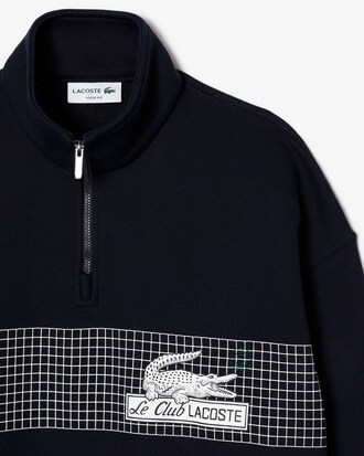 Men&rsquo;s Loose Fit Organic Cotton Half Zip Sweatshirt