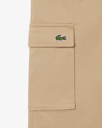 Girls' Cotton Twill Cargo Pants