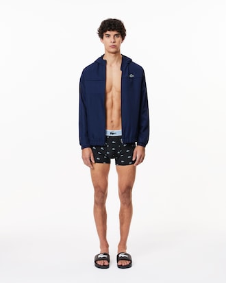 Men's 3-Pack Crocodile Print Trunks