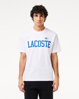 Men's Contrast Badge Cotton T-Shirt