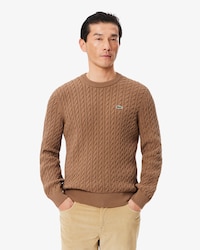 Men's Cable Knit Cotton Sweater