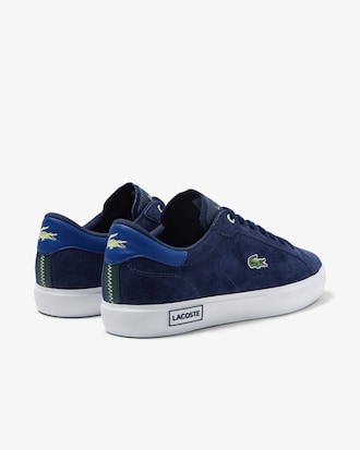 Men's Powercourt Leather Color Contrast Sneakers