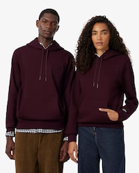 Sweatshirt &agrave; capuche marquage emboss&eacute;