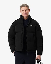 Men's Water-Repellent Hooded Down Jacket