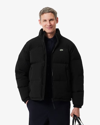 Men's Water-Repellent Hooded Down Jacket
