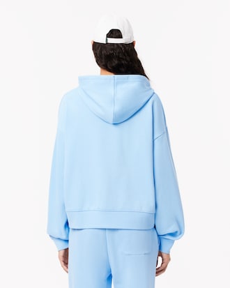 Sudadera con gorro y logo de polar para mujer