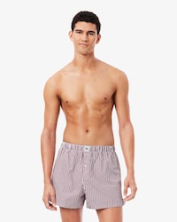 3-Pack Striped Cotton Poplin Boxers