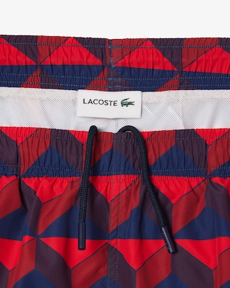 Men's Graphic Print Swim Trunks