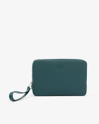 Chantaco Piqu&eacute; Leather Zipped Pouch