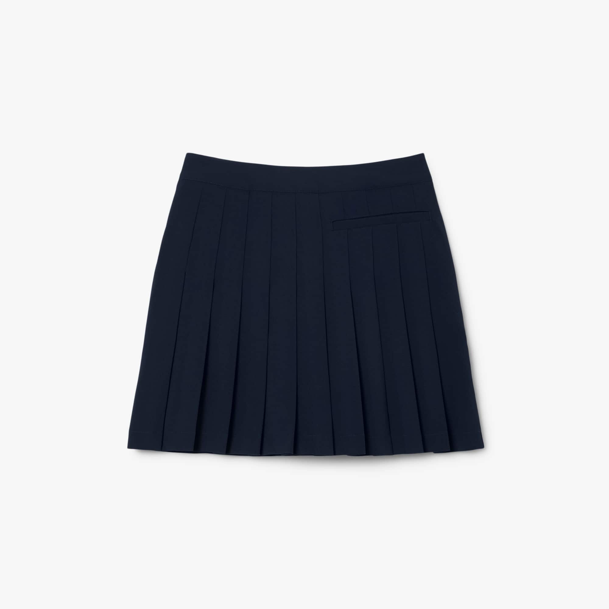 ★LACOSTE★ Women's ripstop skirt black JF718E-55G031 Women's Ultra Dry Lined Tennis Skirt - Shorts & Skirts - New