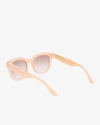 Croco Skin Oval Acetate Glasses