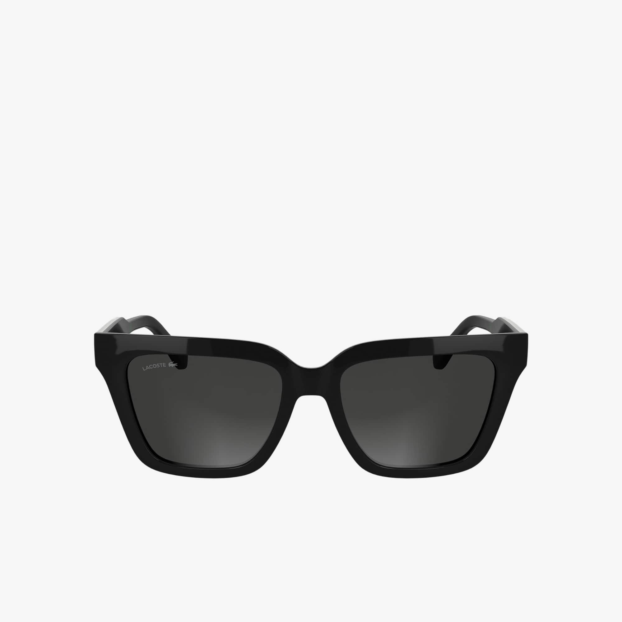 Lacoste ラウントフレムサンクラス L6061S 001 Lacoste™ L6061S Rectangle Sunglasses | EyeOns.com