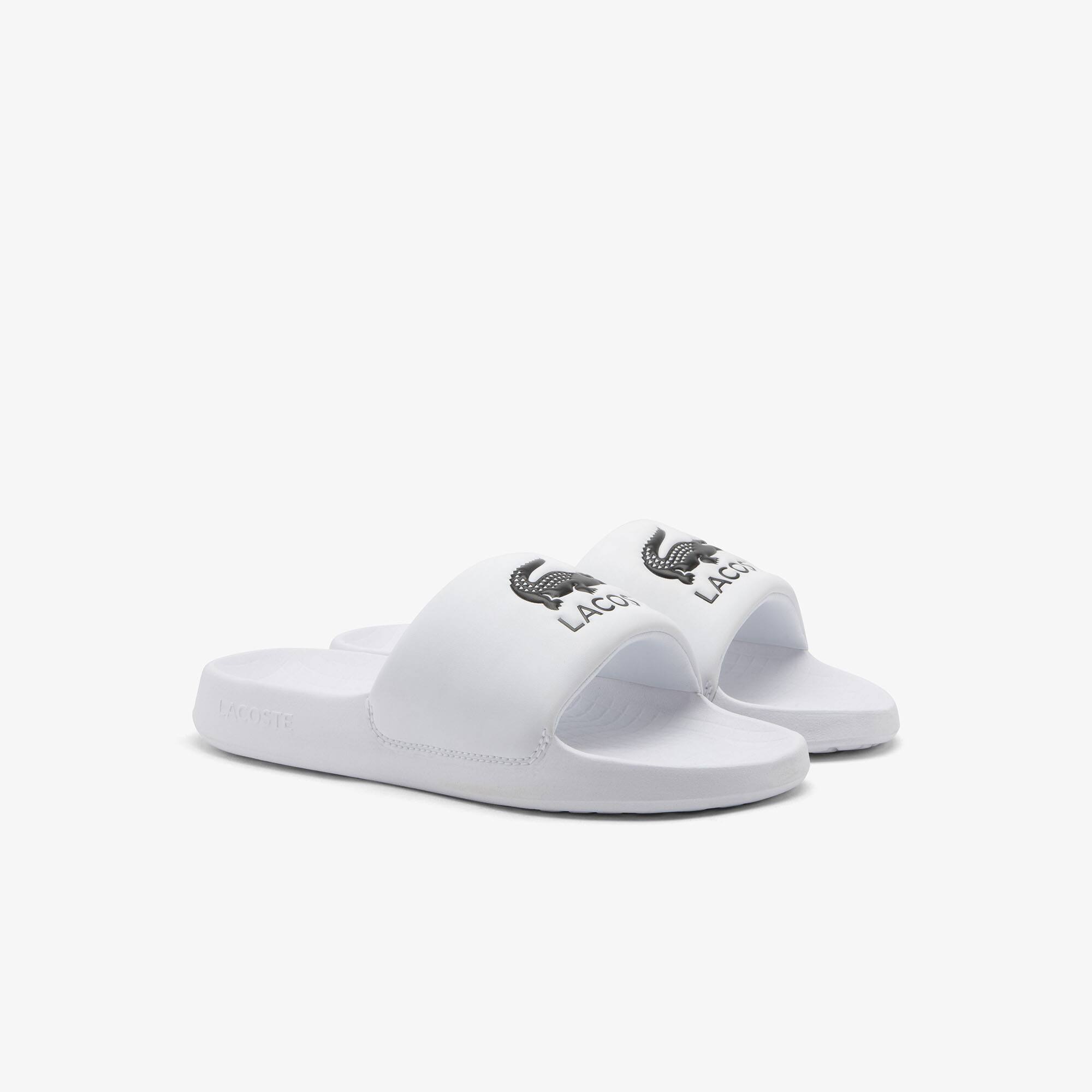 ★LACOSTE★ Men's Serve Slides White RZ9022M55G147 Men's Serve Slide 2.0 - Men's Slides & Sandals - New In 2025