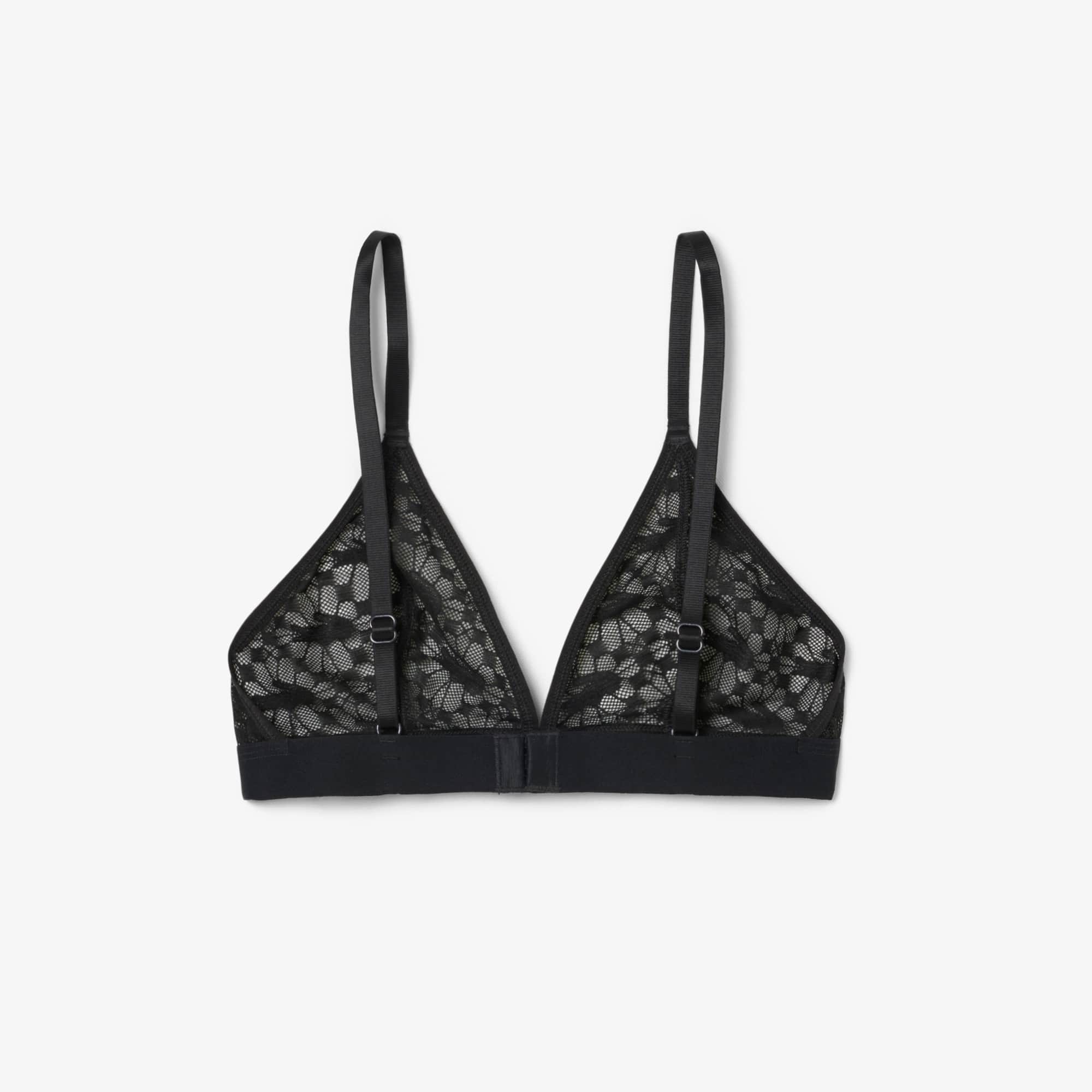 Logo Lace Triangle Bralette