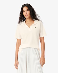 Women's Relaxed Fit Piqu&eacute; Polo
