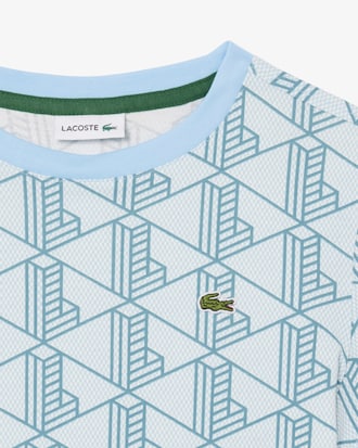 Kids' Monogram Print Cotton T-Shirt